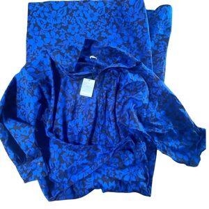 Acacia Swimwear Blue Floral Maxi Dress